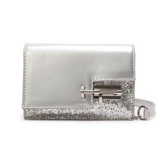 Sequined Flap Chain-strap Cross Bag