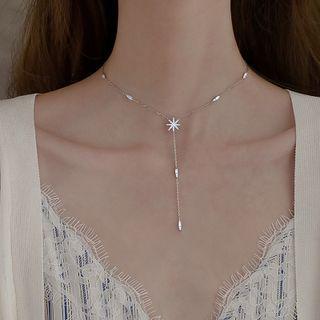 Star Alloy Y Choker Silver - One Size