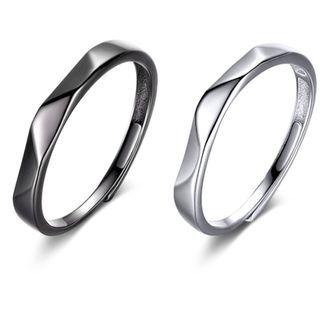 925 Sterling Silver Wavy Open Ring / Set