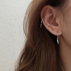 Lightning Sterling Silver Dangle Earring 1 Pair - 925 Silver - Silver - One Size