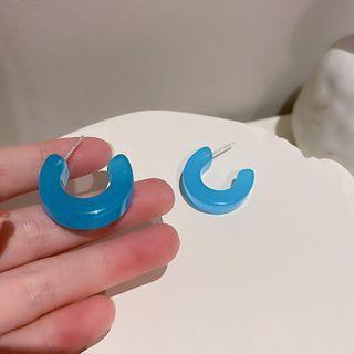 Acrylic Half-hoop Earring