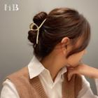 Matte Alloy Hair Clamp As Shown In Figure - One Size