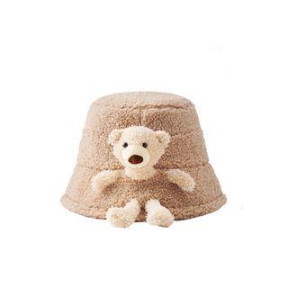 Bear Chenille Bucket Hat