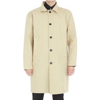 Plus Size Cotton Mac Coat