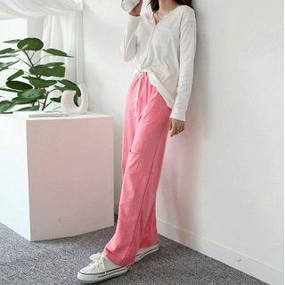 Slit-trim Sweatpants