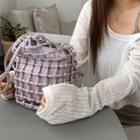 Knotted Net Shoulder Bag With Pouch