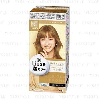 Kao - Liese Creamy Bubble Hair Color Milk Tea Brown 1 Pc