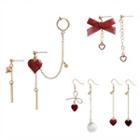 Alloy Heart Dangle Earring (various Designs)