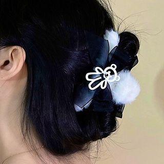 Bear Fluffy Hair Clip
