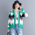 Diamond Print Cardigan