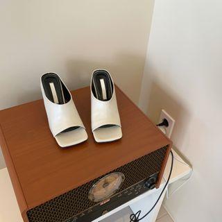 Open-toe High-heel Mules