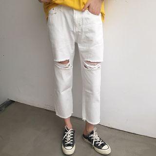 Rip Cropped Jeans
