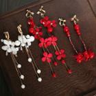 Wedding Flower Fringed Clip-on Earring (various Designs)