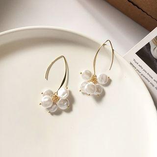 Faux Crystal Dangle Earring 1 Pair - Hook Earring - One Size