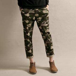Camouflage Slim-fit Pants