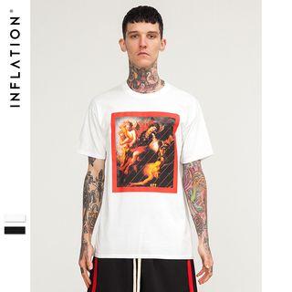 Couple Art Painting Short-sleeved T-shirt