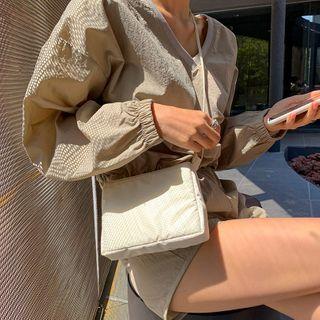 Drawcord-strap Crossbody Bag