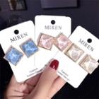 Water Ripple Square Earring