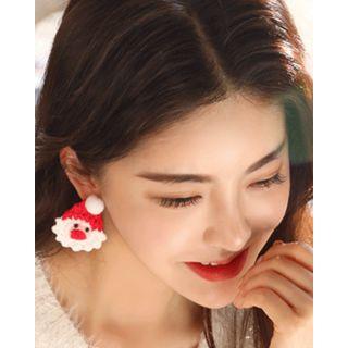 X-mas Santa & Tree Crochet Earrings (3 Types)