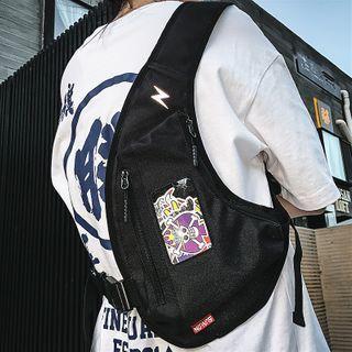 Printed Chest Belt Bag Black - One Size