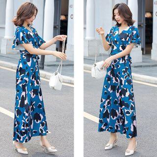 Maxi A-line Wrap Dress (various Designs)