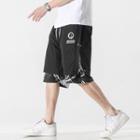 Mock Two-piece Loose Fit Shorts