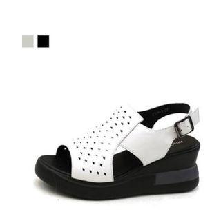 Cutout Punched Sandals