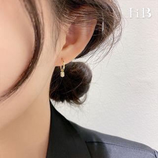 Drop Mini Hoop Earring