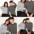 Couple Stripe Loose-fit T-shirt