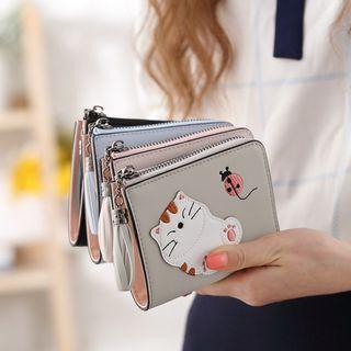 Cat Accent Short Wallet