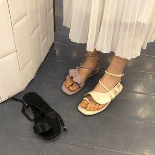 Ruffle Strappy Sandals