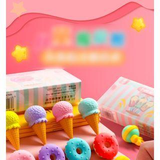 Ice Cream / Donut / Popsicle Eraser / Set