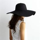 Wide-brim Straw Sun Hat