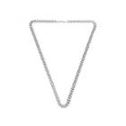 Metallic Chain Necklace Silver - One Size