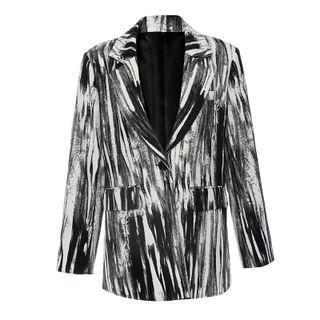 Graffiti Print Blazer