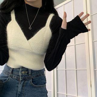 Long-sleeve Knit Top / Sleeveless Knit Top