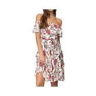 Floral Print Off-shoulder Dress