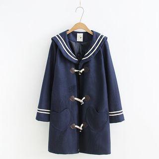 Sailor Collared Toggle Coat