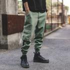 Cropped Color Panel Cargo Pants