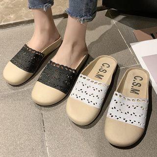 Cut-out Flat Mules