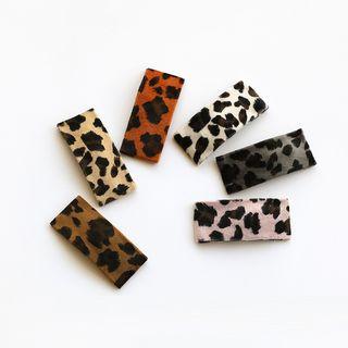 Leopard Patterned Hair Clip