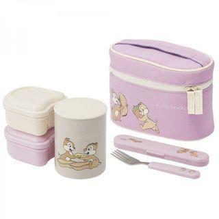 Chip And Dale Staineless Thermal Lunch Box Set One Size