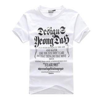 Short-sleeve Lettering T-shirt