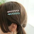 Heart Bobby Hair Pin Set Of 5 One Size
