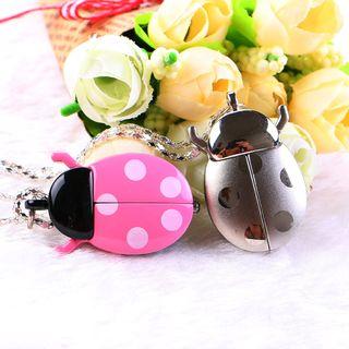 Ladybird Shape Necklace Watch