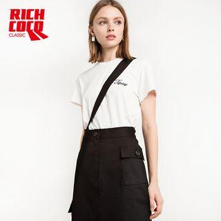 Suspender Midi Skirt