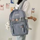 Lettering Backpack / Bear Bag Charm / Set