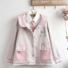 Sailor Collar Rabbit Themed Button Jacket / Long-sleeve Shirt / Set
