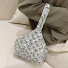 Sequined Quilted Handbag