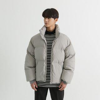 Stand-collar Oversized Padded Jacket In 8 Colors